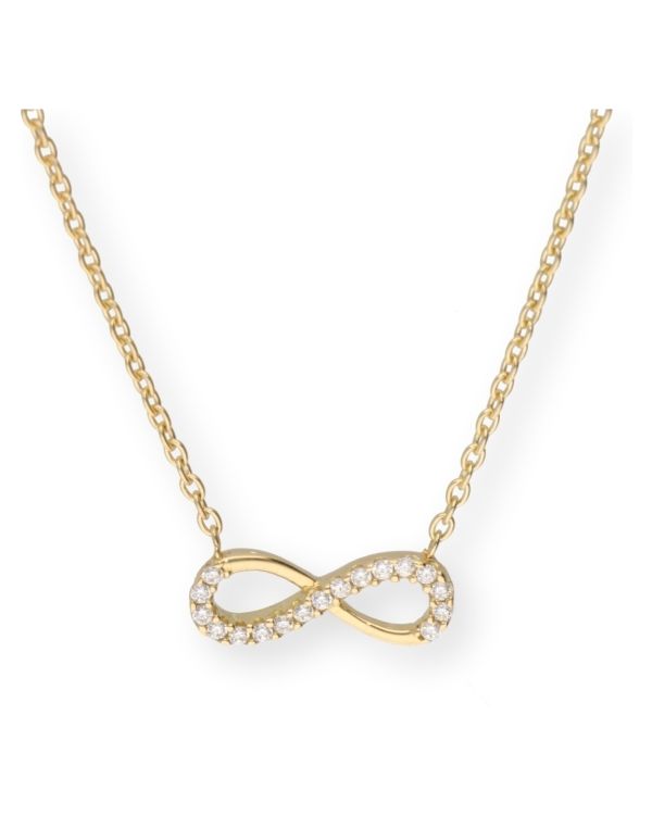 Zirkonia Halskette Gold 18 ct - Style von Carat and Friends