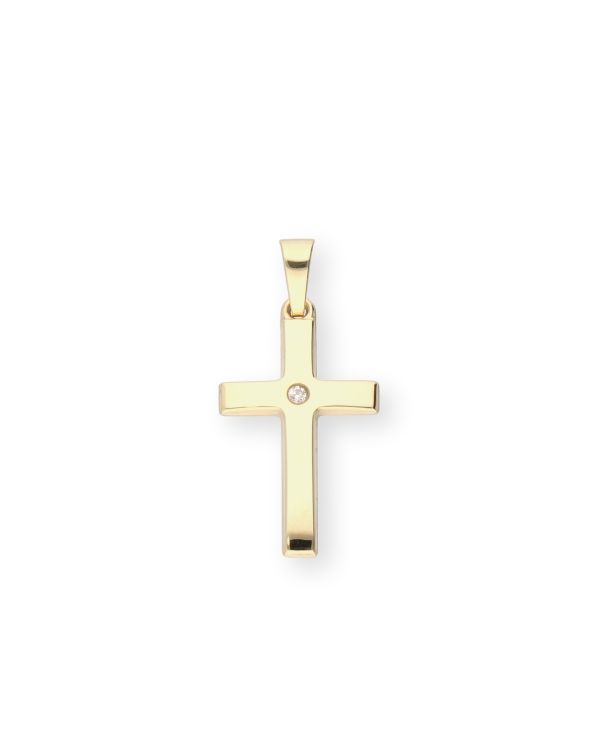 pendentif diamant or 18 ct - Religious de Carat