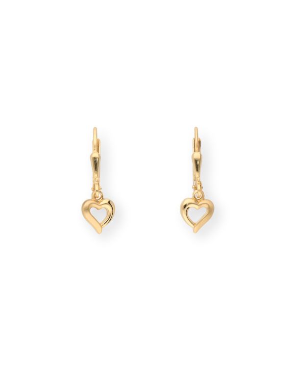 Ohrhänger Gold 9 ct - Hearts von Carat and Friends