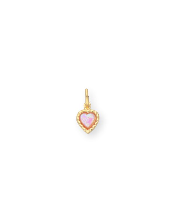 Opal Anhänger Gold 9 ct - Hearts von Carat and Friends