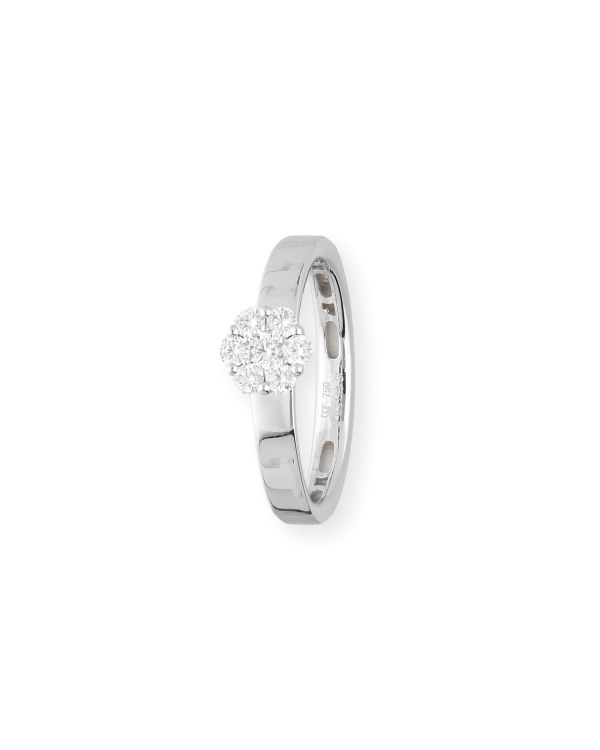 Diamant Ring Gold 18 Carat - Solitaire CLASSIC Diamonds