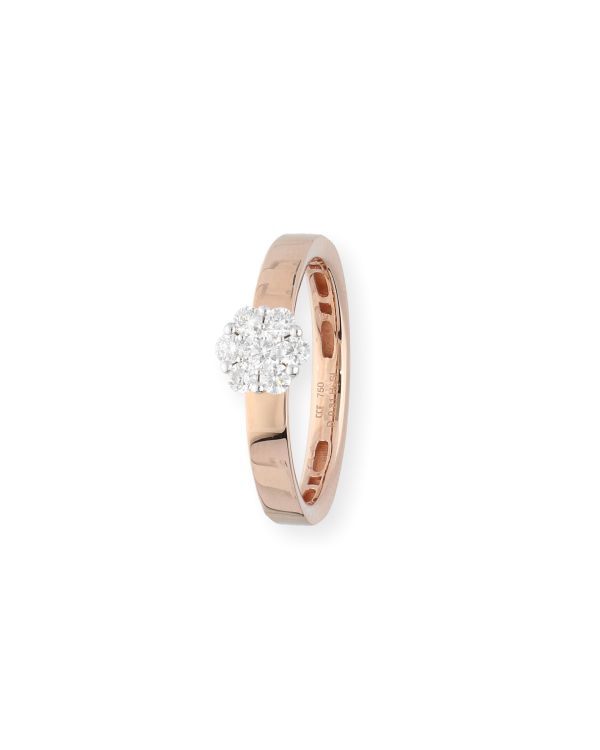 Diamant Ring Gold 18 Carat - Solitaire CLASSIC Diamonds