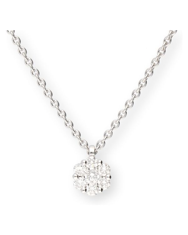 collier diamant or 18 Carat - Solitaire CLASSIC Diamonds