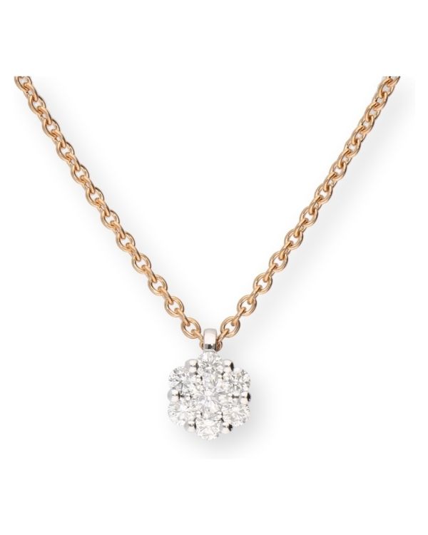 Diamant Halskette Gold 18 Carat - Solitaire CLASSIC Diamonds