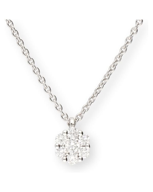 collier diamant or 18 Carat - Solitaire CLASSIC Diamonds