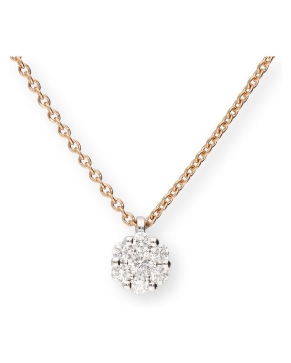 Diamant Halskette Gold 18 Carat - Solitaire CLASSIC Diamonds