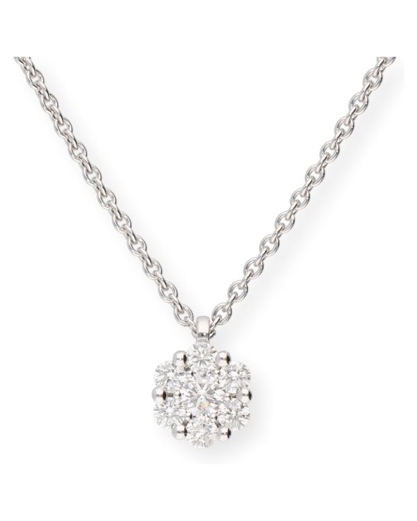 collier diamant or 18 Carat - Solitaire CLASSIC Diamonds