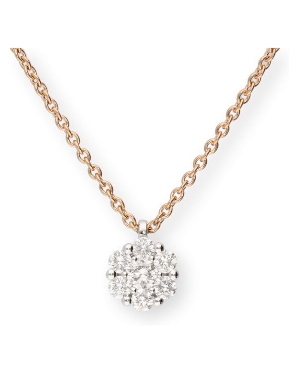 Diamant Halskette Gold 18 Carat - Solitaire CLASSIC Diamonds