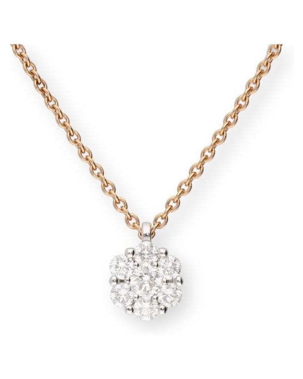 Diamant Halskette Gold 18 Carat - Solitaire CLASSIC Diamonds