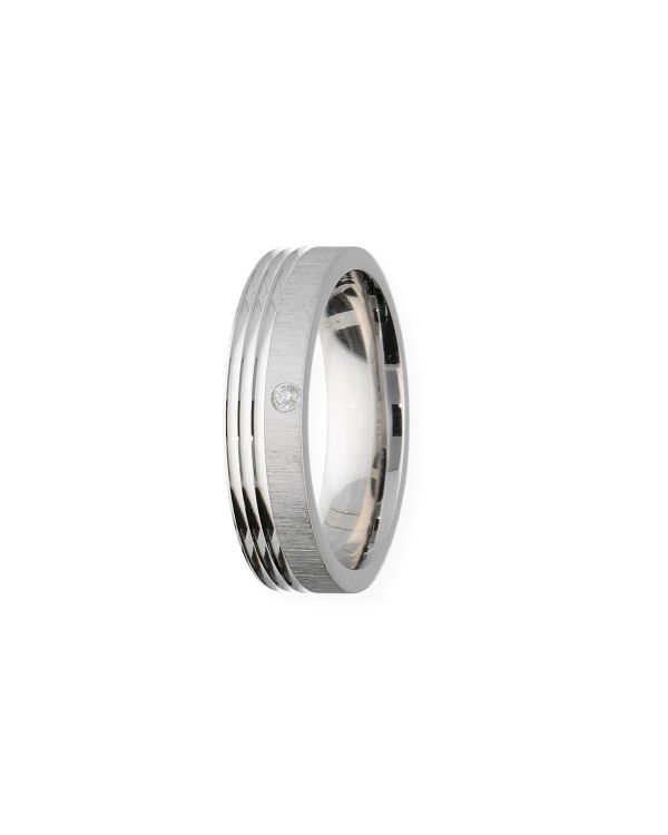 bague partenaire zirconia argent 925 - Style de Carat