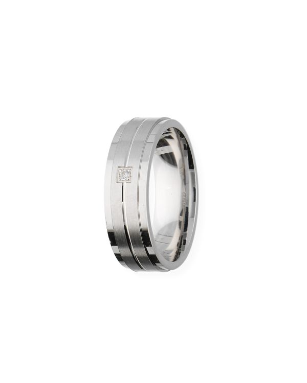 bague partenaire zirconia argent 925 - Style de Carat