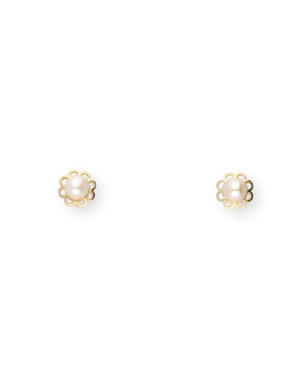 Perlen Ohrstecker Gold 18 ct - Pearls von Carat Kids