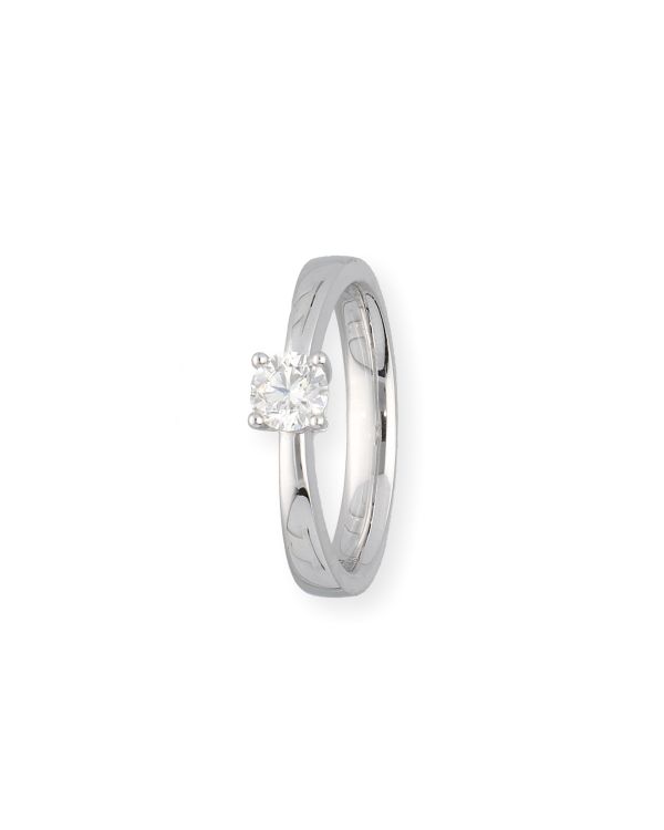 Ring Diamant 0.40 ct Gold 18 Carat - CLASSIC Diamonds