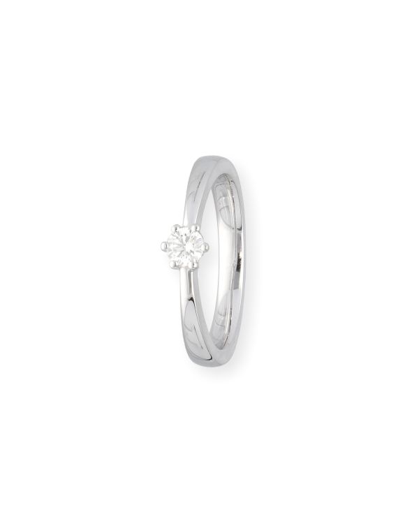 Ring Diamant 0.20 ct Gold 18 Carat - CLASSIC Diamonds
