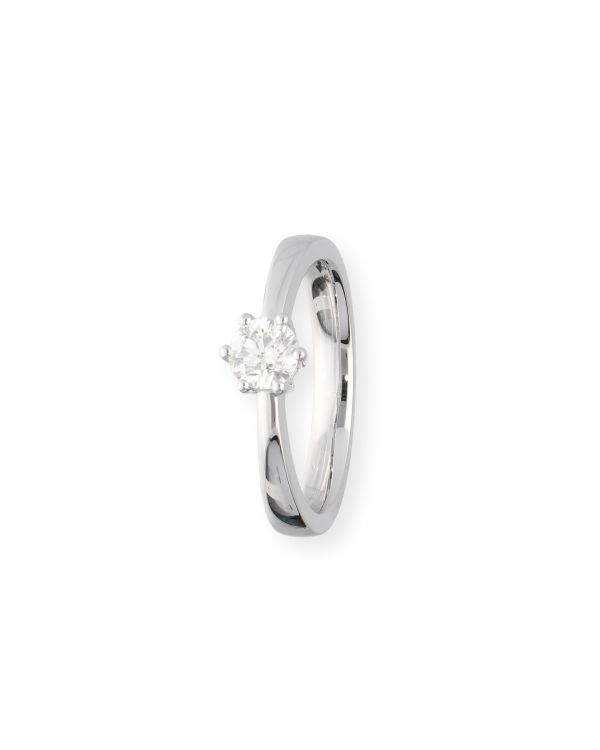 Ring Diamant 0.45 ct Gold 18 Carat - CLASSIC Diamonds
