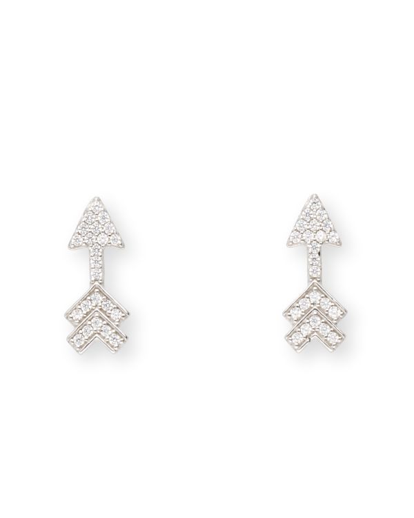 boucles d'oreilles zirconia or 9 ct - Style de Carat