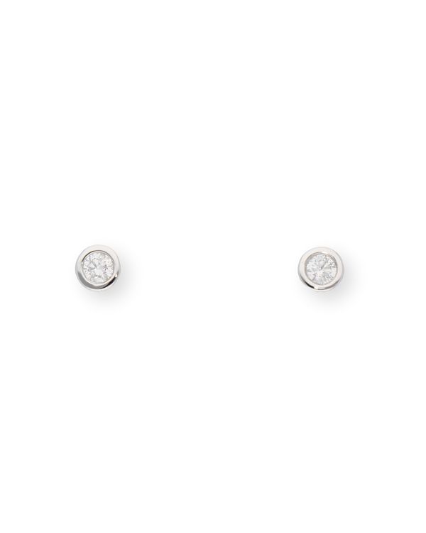 Clous d'oreille Diamant 0.15 ct Or 18 Carat - CLASSIC Diamonds