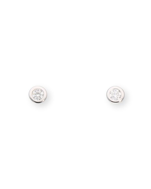 Clous d'oreille Diamant 0.20 ct Or 18 Carat - CLASSIC Diamonds