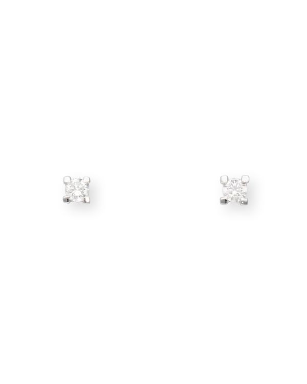 Clous d'oreille Diamant 0.20 ct Or 18 Carat - CLASSIC Diamonds