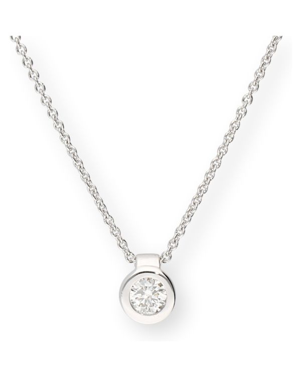 Halskette Diamant 0.15 ct Gold 18 Carat - CLASSIC Diamonds