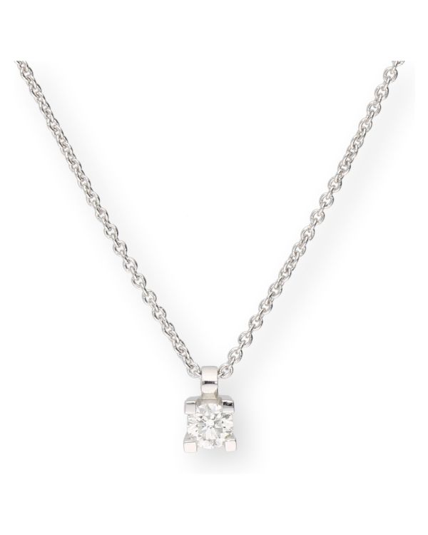Halskette Diamant 0.10 ct Gold 18 Carat - CLASSIC Diamonds