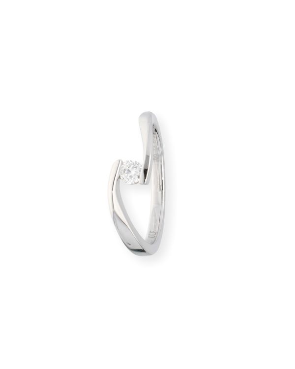 Ring Diamant 0.10 ct Gold 18 Carat - CLASSIC Diamonds