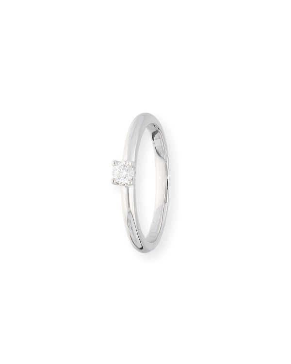 Ring Diamant 0.10 ct Gold 18 Carat - CLASSIC Diamonds