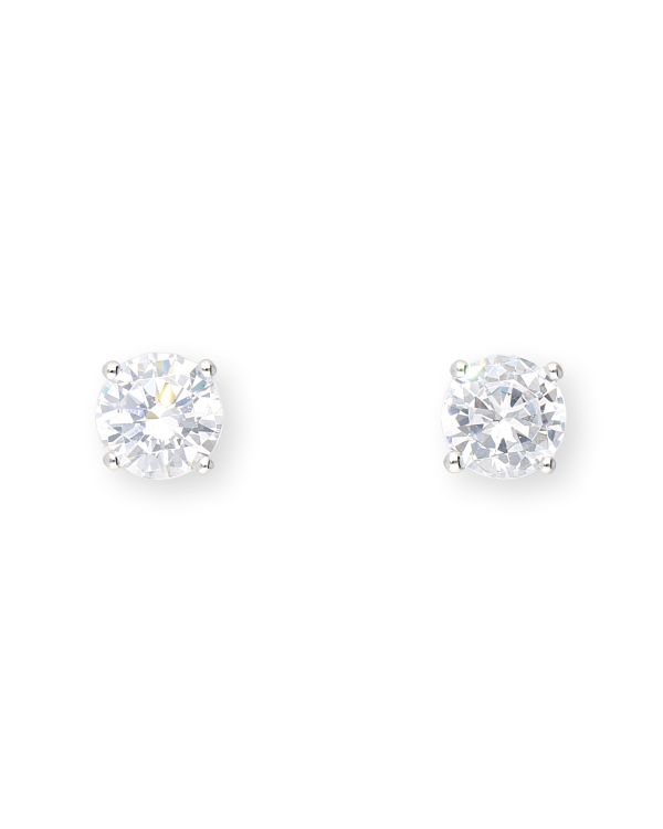 Zirkonia Ohrstecker Silber 925 - Solitaire von Carat