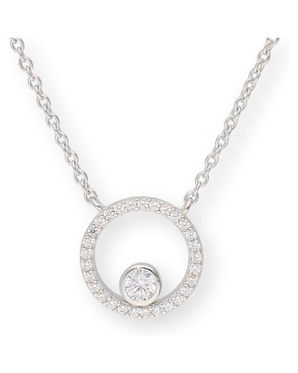 collier zirconia argent 925 - Style de Carat