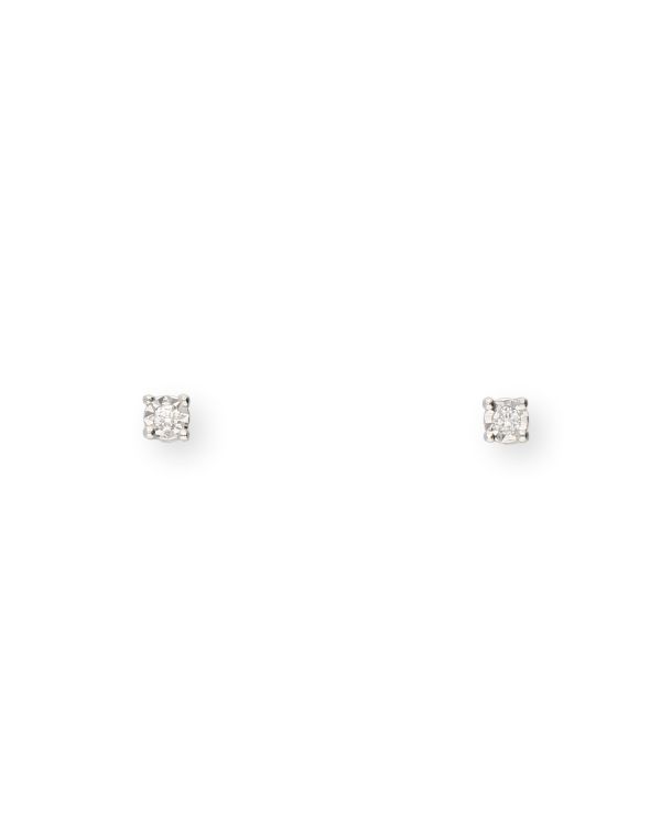 boucles d'oreilles diamant argent 925 - My First Diamond de Carat