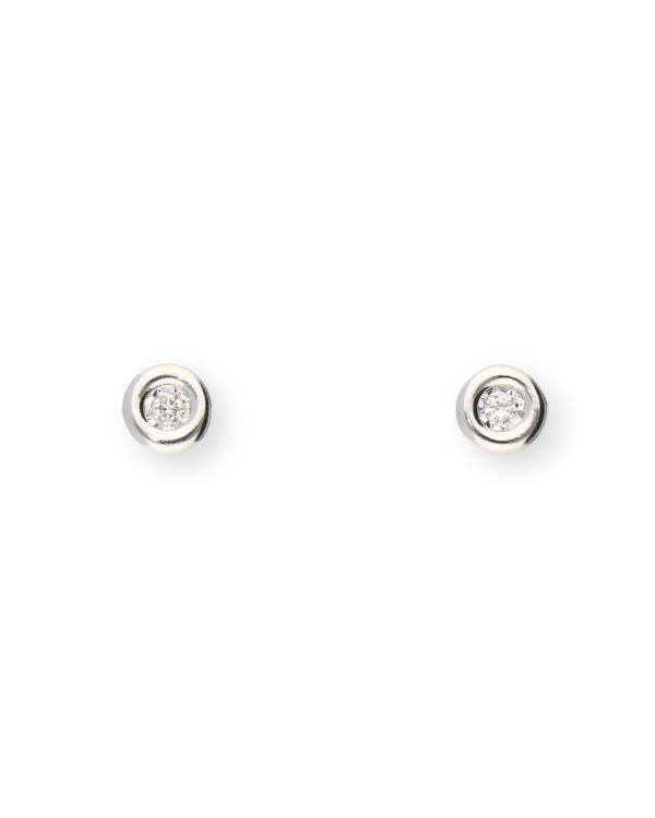 boucles d'oreilles diamant argent 925 - My First Diamond de Carat