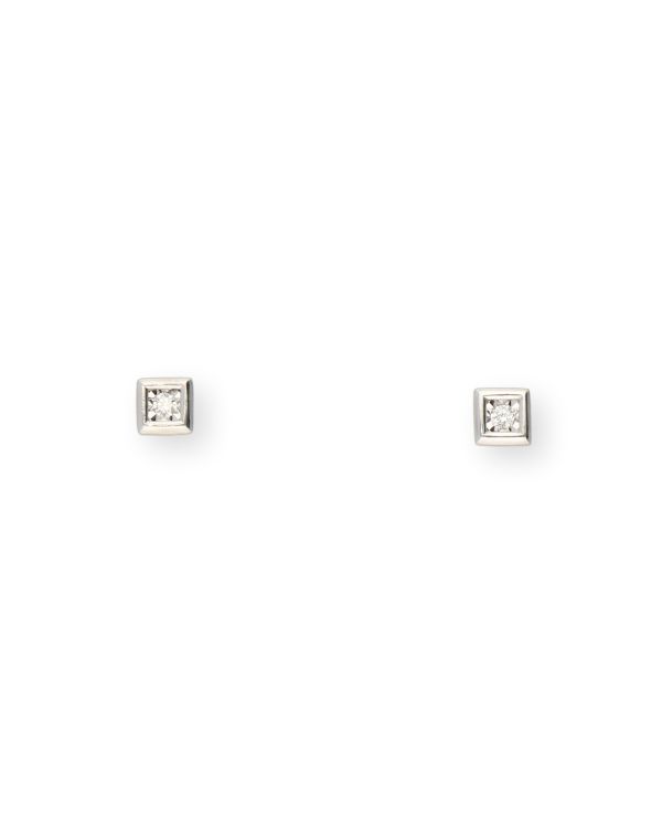 boucles d'oreilles diamant argent 925 - My First Diamond de Carat