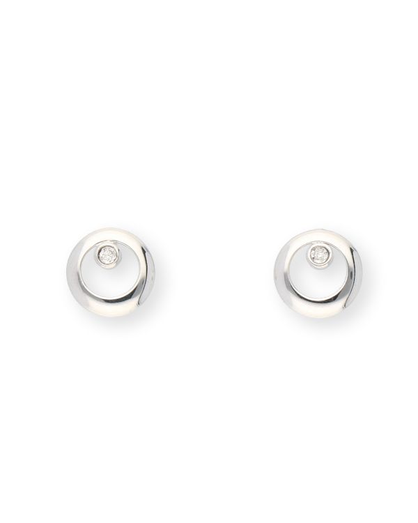 boucles d'oreilles diamant argent 925 - My First Diamond de Carat