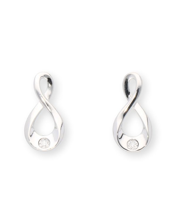 boucles d'oreilles diamant argent 925 - My First Diamond de Carat