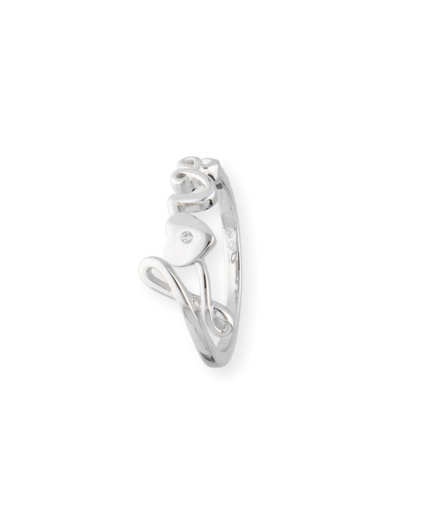 Diamant Ring Silber 925 - My First Diamond von Diamonds by Carat