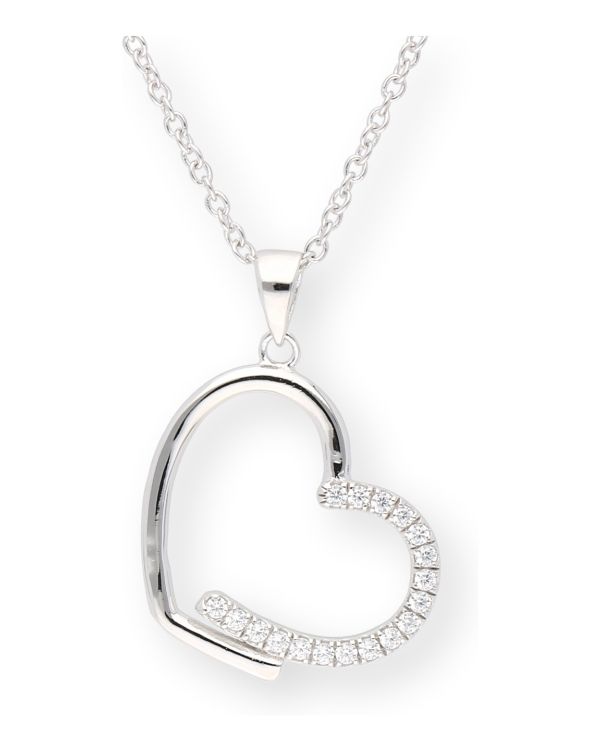 collier zirconia argent 925 - Hearts de Carat and Friends