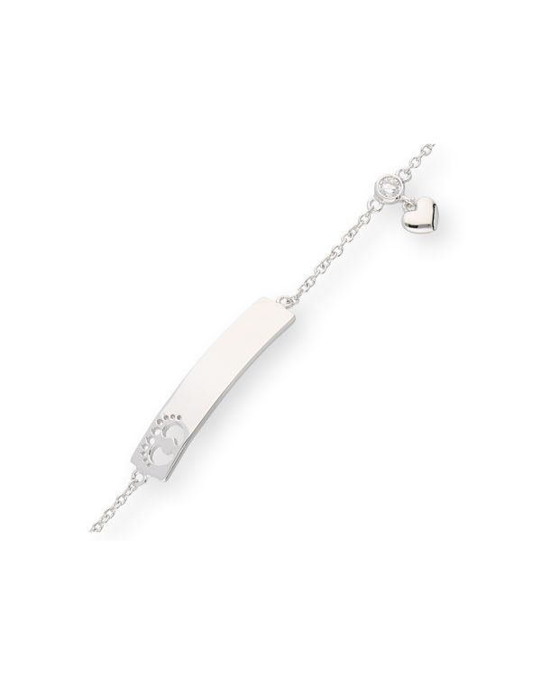 Zirkonia ID-Armband Silber 925 - Identity von Carat and Friends