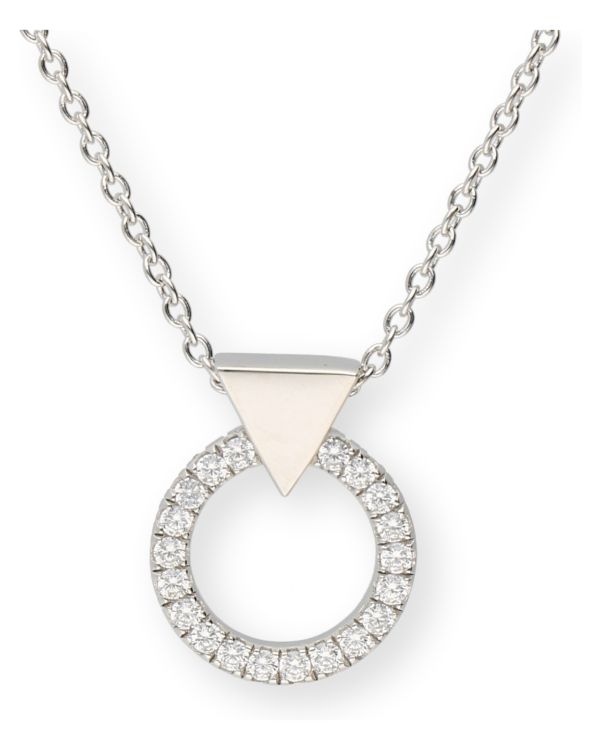 Zirkonia Halskette Silber 925 - Style von Carat