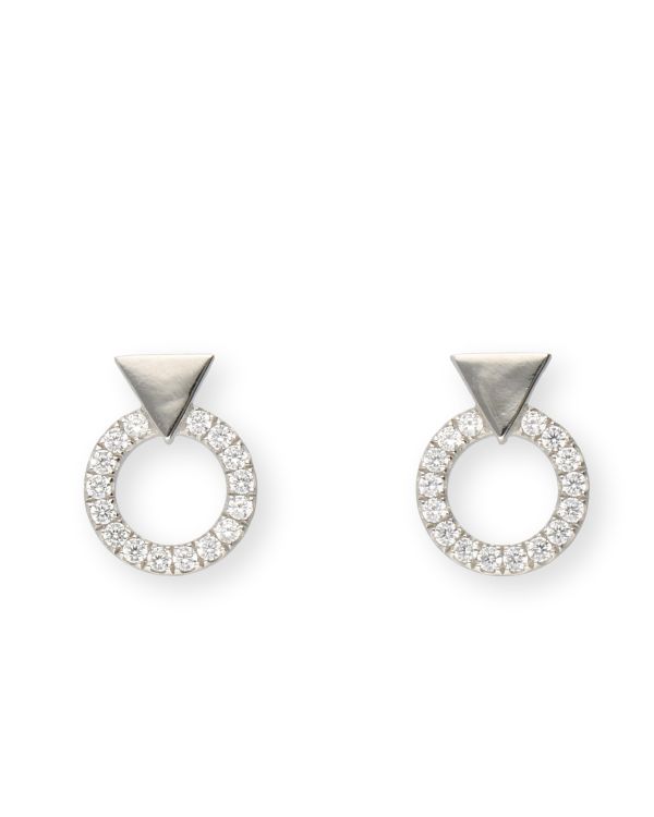 boucles d'oreilles zirconia argent 925 - Style de Carat