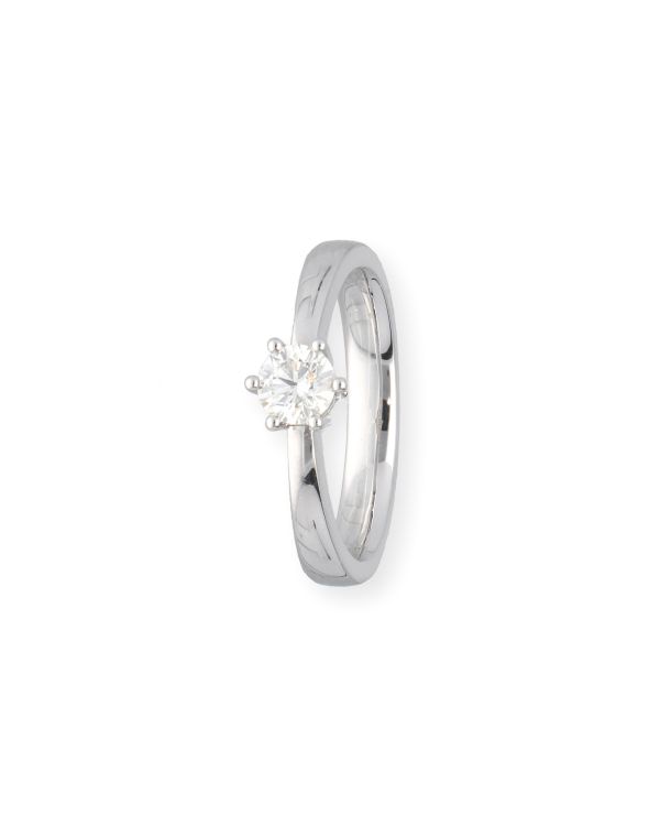 Ring Diamant 0.40 ct Gold 18 Carat - CLASSIC Diamonds