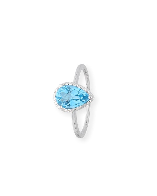Blautopas Ring Gold 9 ct - Colorstone von Carat