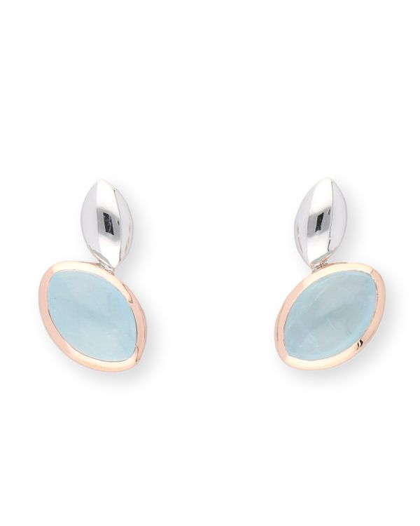 Aquamarine Ohrstecker Gold 9 ct - Colorstone von Carat