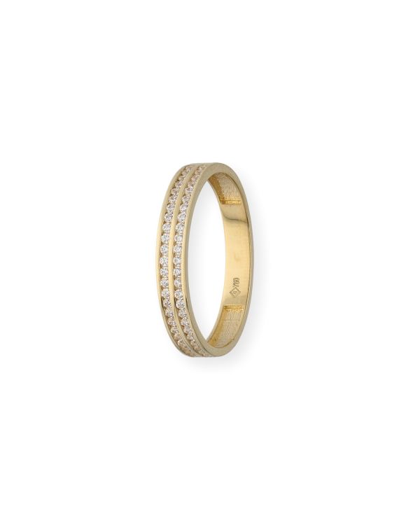 Zirkonia Ring Gold 18 ct - Alliance von Carat