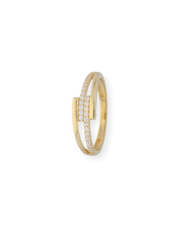 Zirkonia Ring Gold 18 ct - Style von Carat