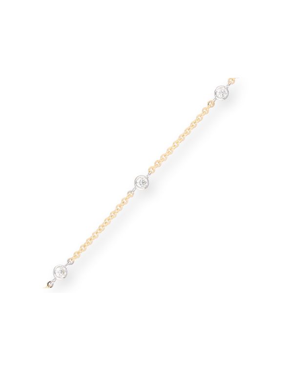 Zirkonia Fusskette Gold 9 ct - Style von Carat