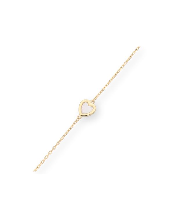 bracelet nacre or 9 ct - Colorstone de Carat