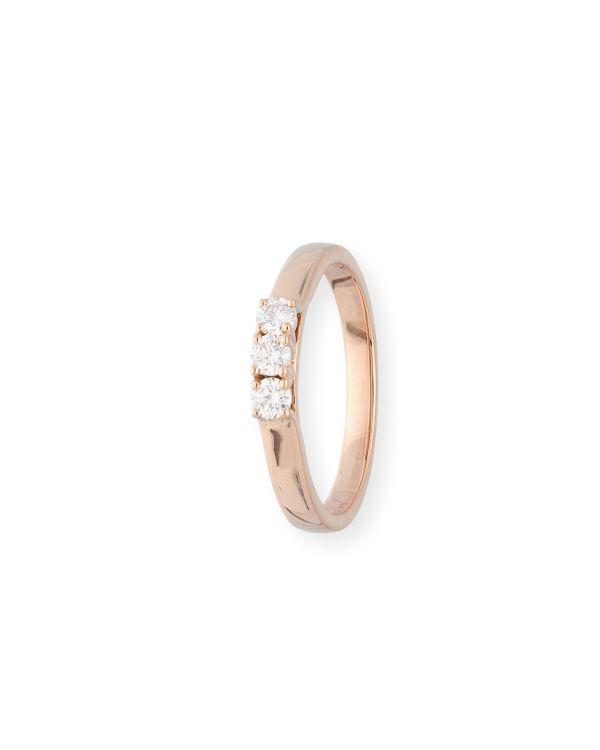 Diamant Ring Gold 18 ct - Trilogy von Diamonds by Carat