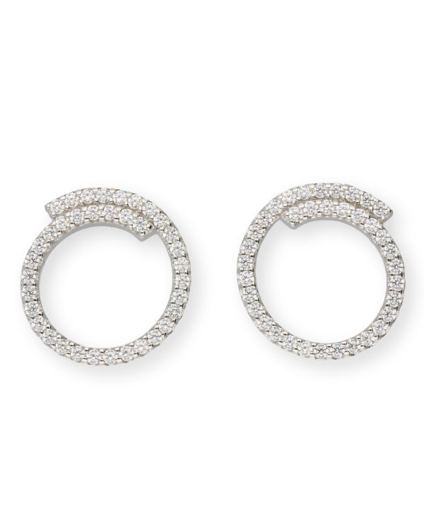 Zirkonia Ohrstecker Silber 925 - Style von Carat