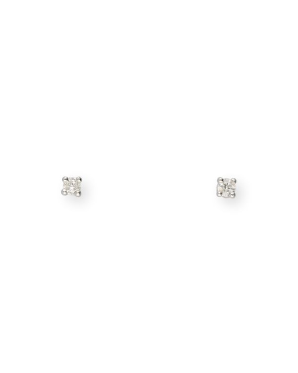 Clous d'oreilles Diamant Argent 925 - My First Diamond de Carat