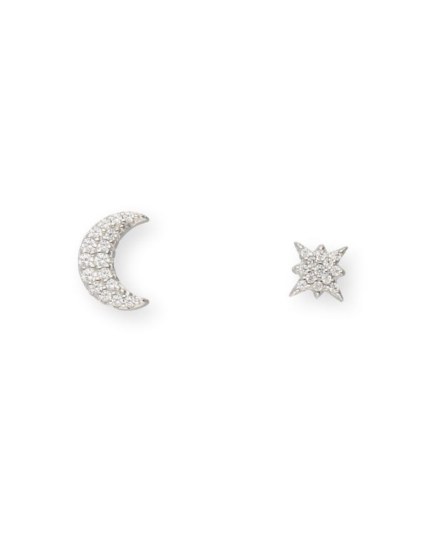 Clous d'oreilles Zirconia Argent 925-Motifs de Carat and Friends